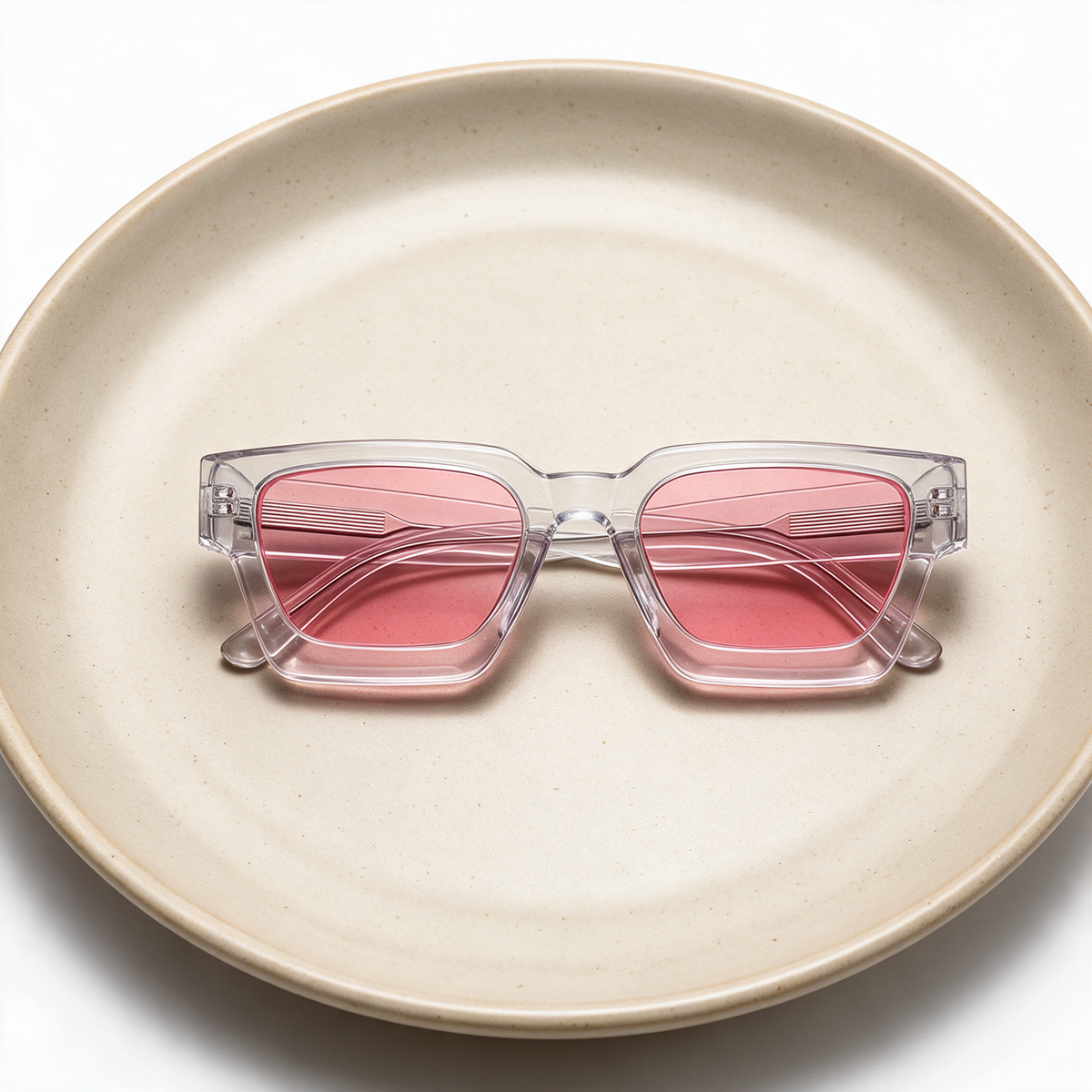 Devero Vertex Sonnenbrille Kristall / Rosé – Detailansicht