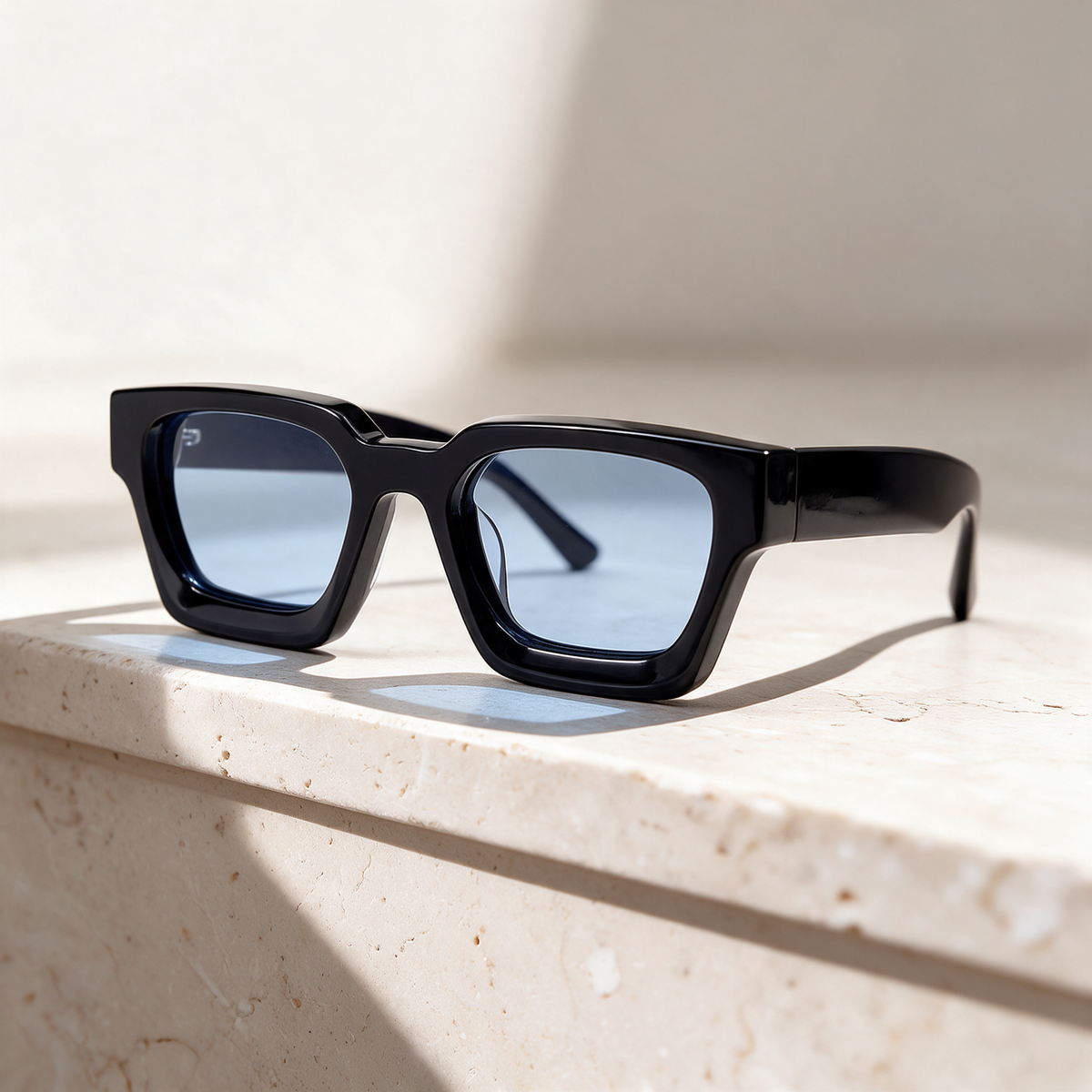 Vertex, Montatura Nero · Lenti Blu
