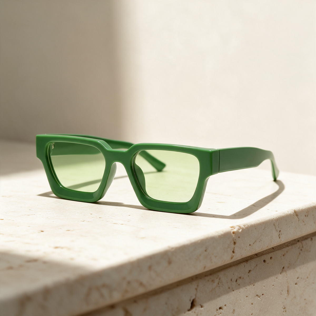 Cresta, Montatura Verde · Lenti Verde chiaro