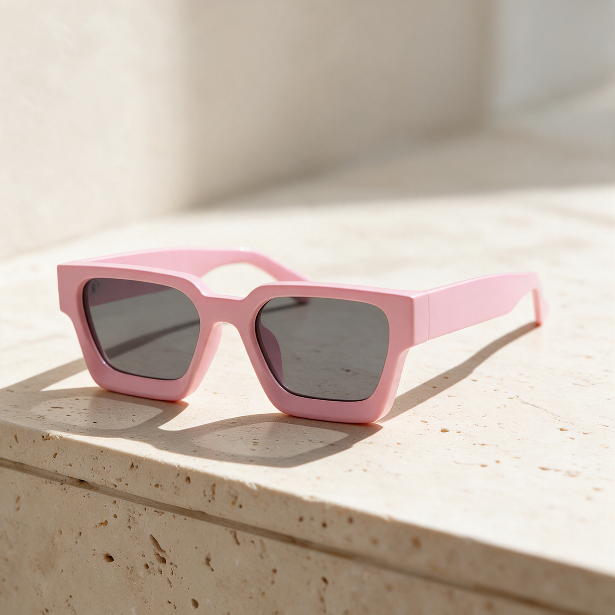 Cresta, Montatura Rosa · Lenti Grigio