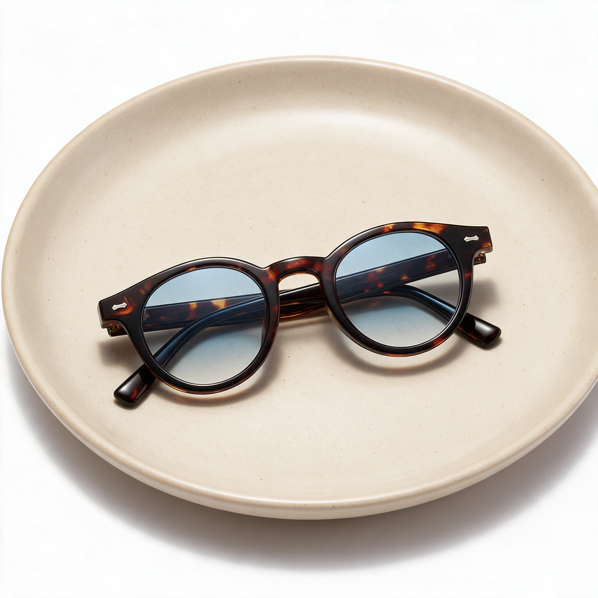 Devero Lenz Sonnenbrille Havanna / Blau Verlauf – Detailansicht