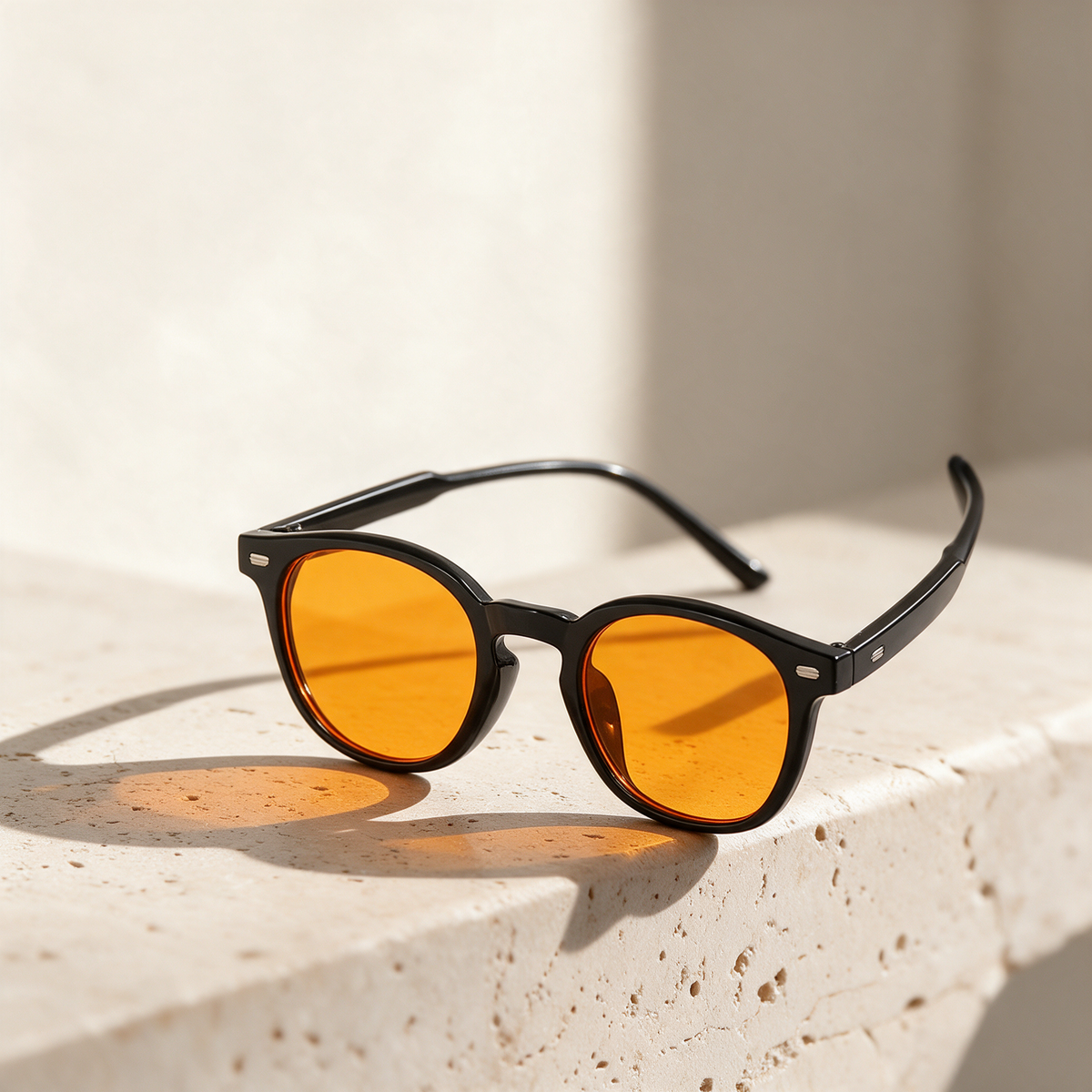 Lumen, Montatura Nero · Lenti Arancione