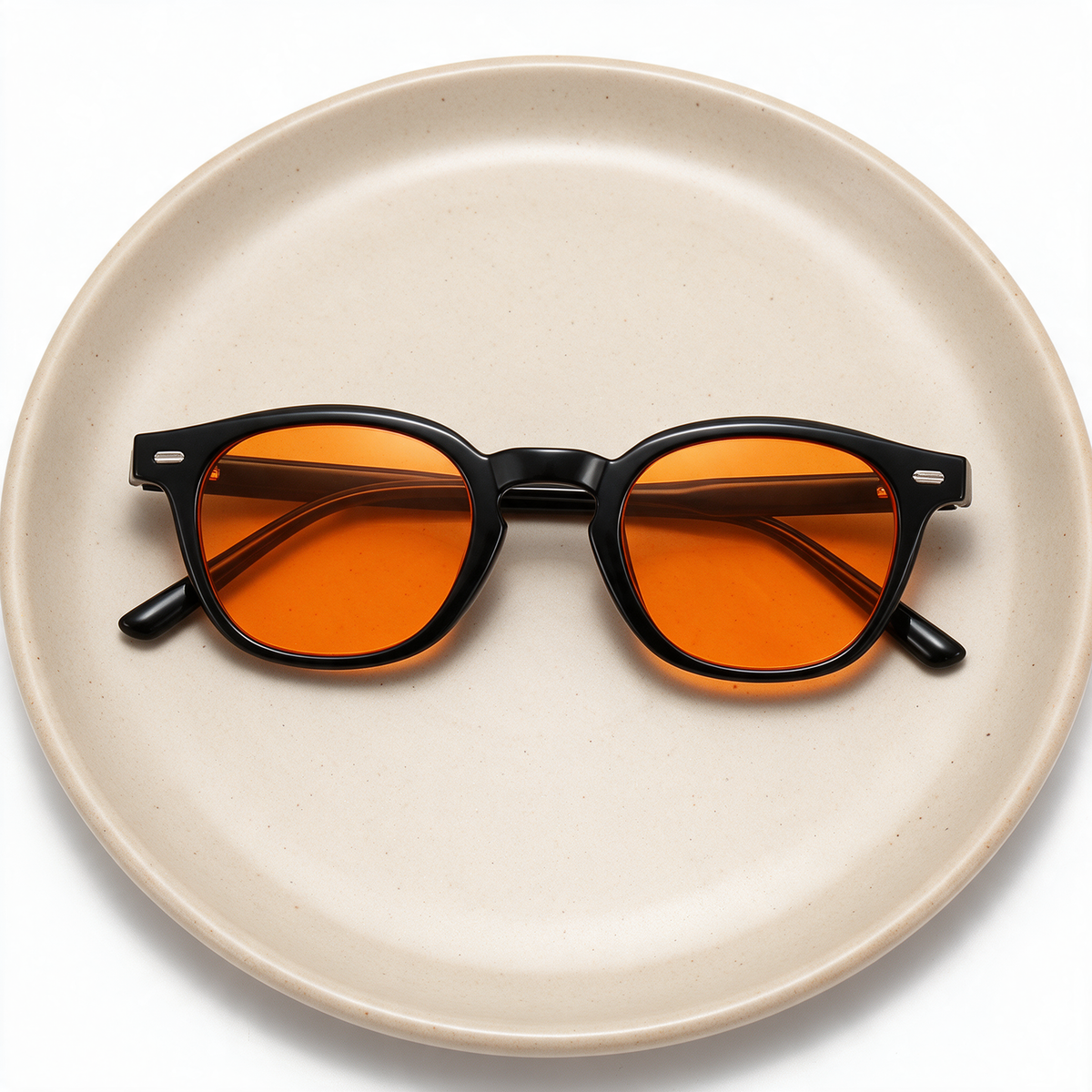 Devero Lumen Sonnenbrille Schwarz / Orange – Detailansicht