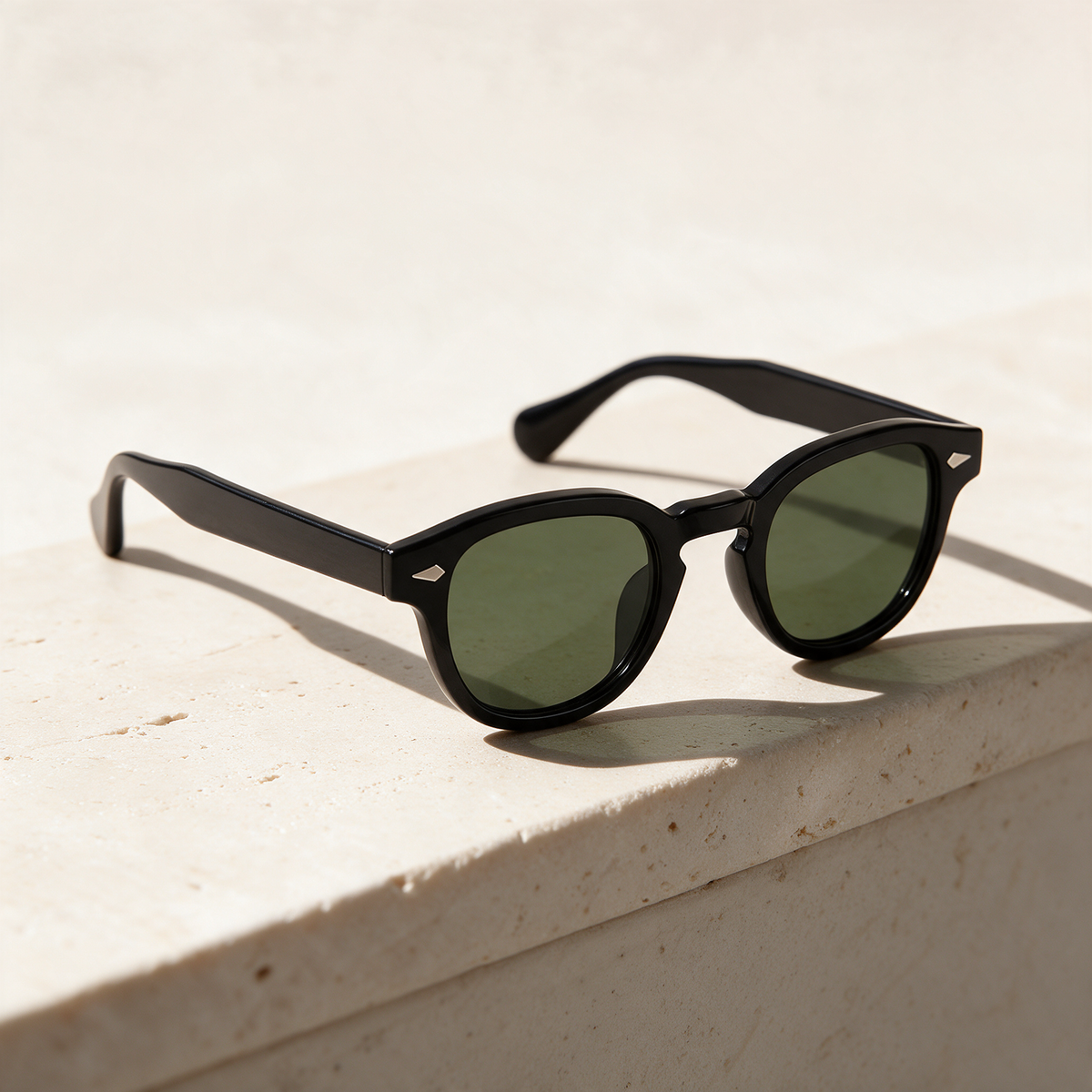 Meridian, Montatura Nero · Lenti Verde