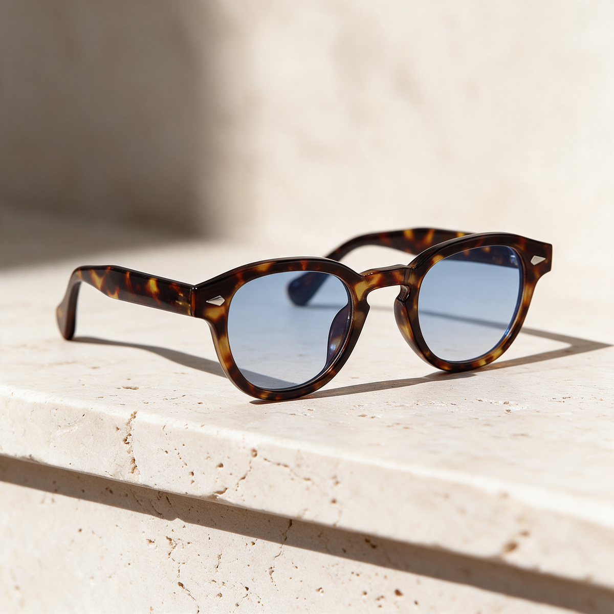 Meridian, Montatura Tartaruga · Lenti Azzurro