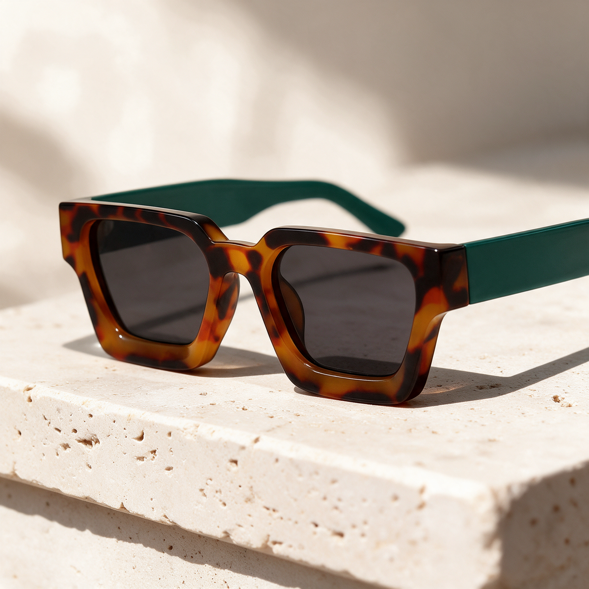 Solis, Frame Petrol Tortoise · Lenses Grey