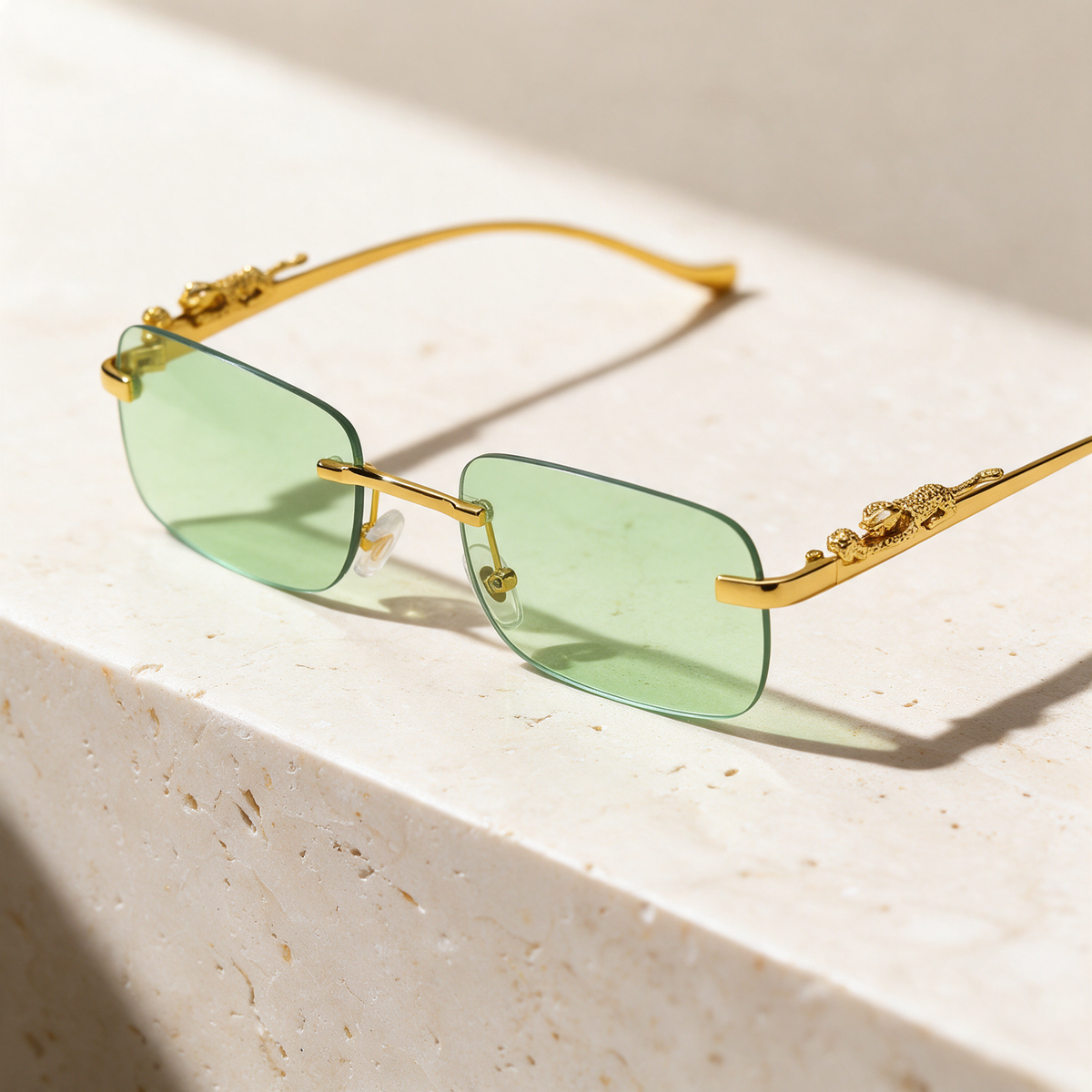 Heliodor, Frame Gold · Lenses Mint