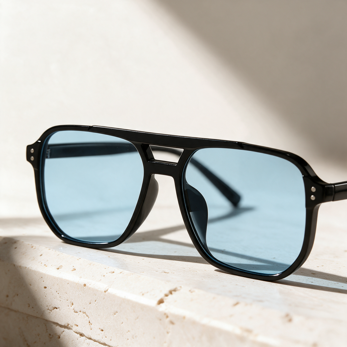 Foehn, Montatura Nero · Lenti Azzurro