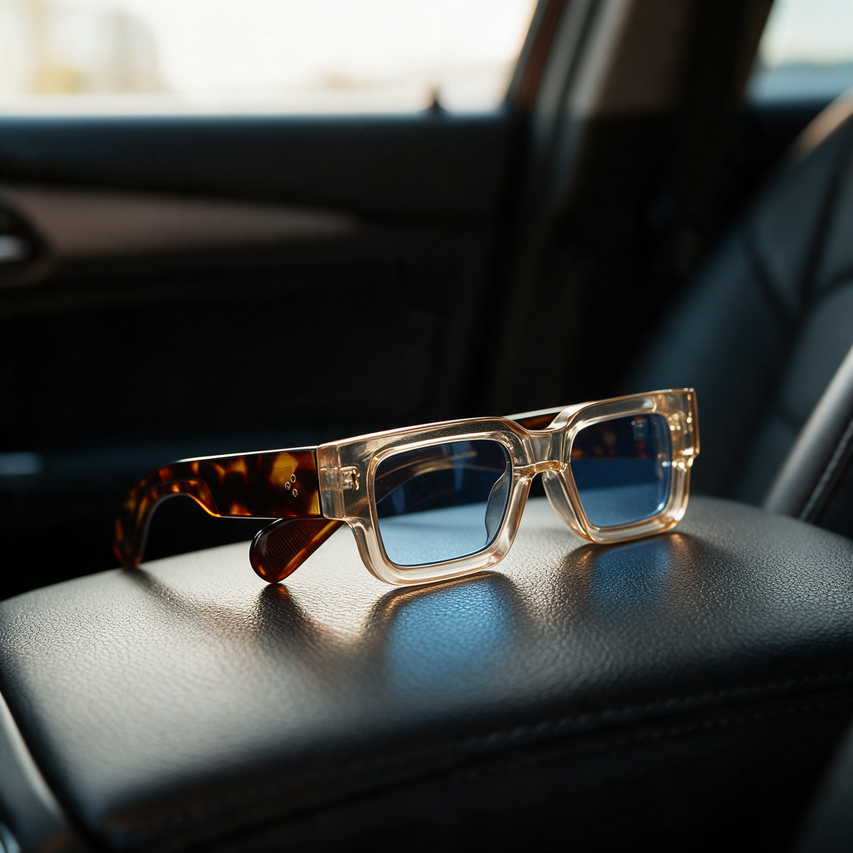 Devero Massif Sonnenbrille Champagner-Havanna / Blau – Szene