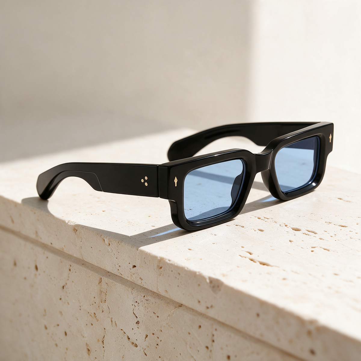 Massif, Montatura Nero · Lenti Blu