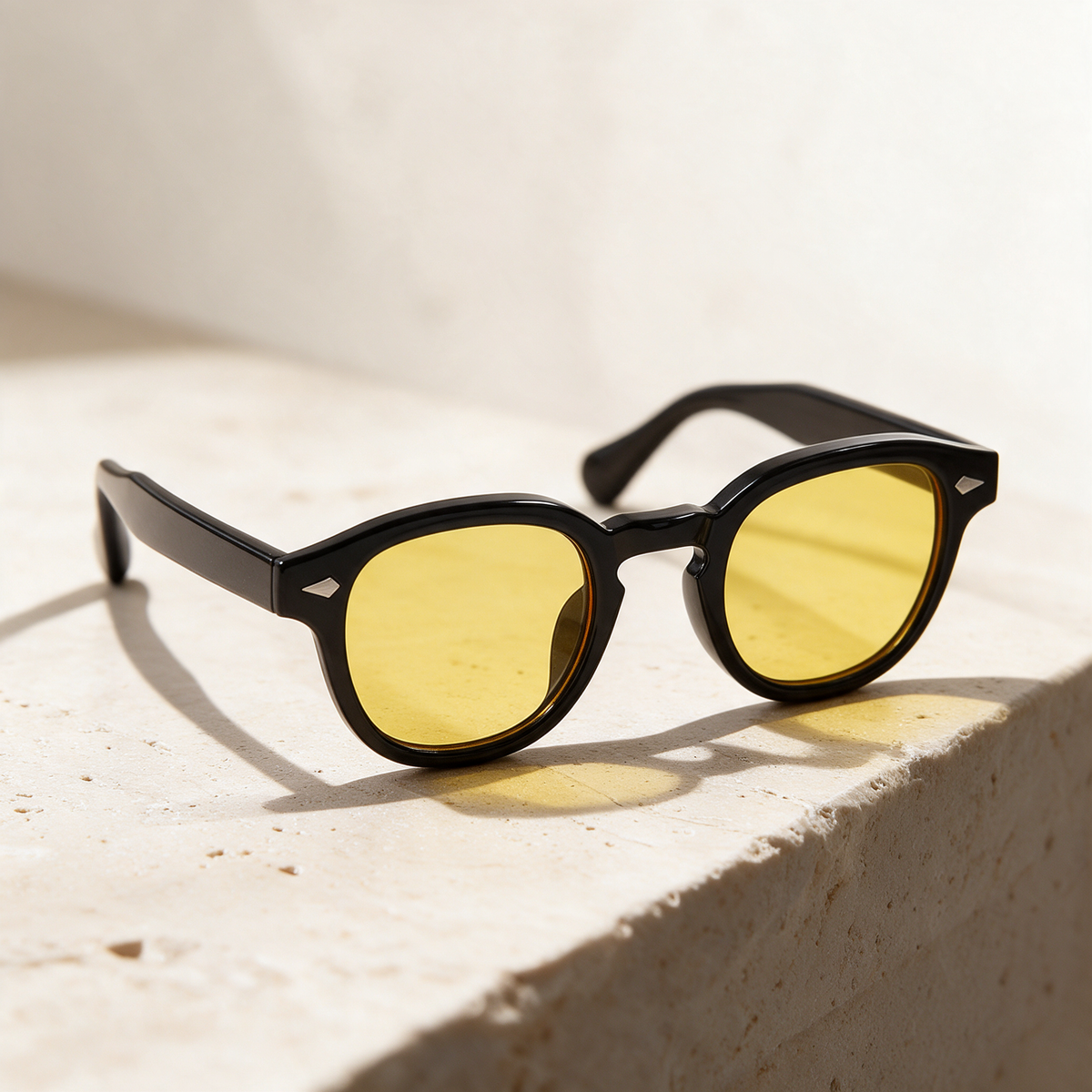 Meridian, Montatura Nero · Lenti Giallo