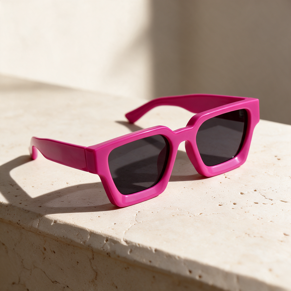 Solis, Frame Fuchsia · Lenses Grey
