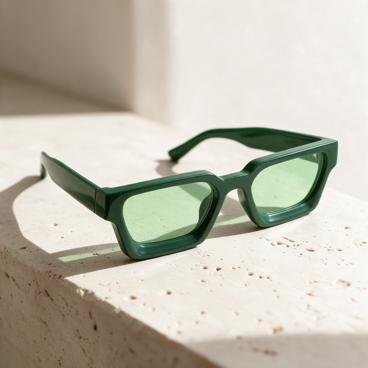 Solis, Frame Green · Lenses Mint
